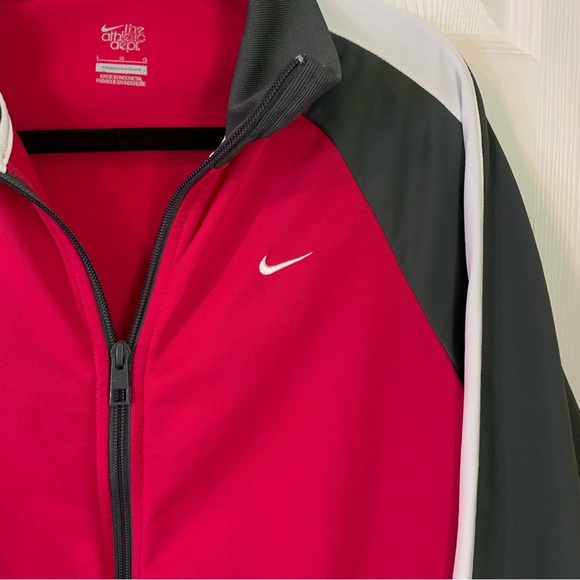 Nike the Athletic Dept Zip Up Pink and Grey Sports Jacket, size L - Picture 3 of 9